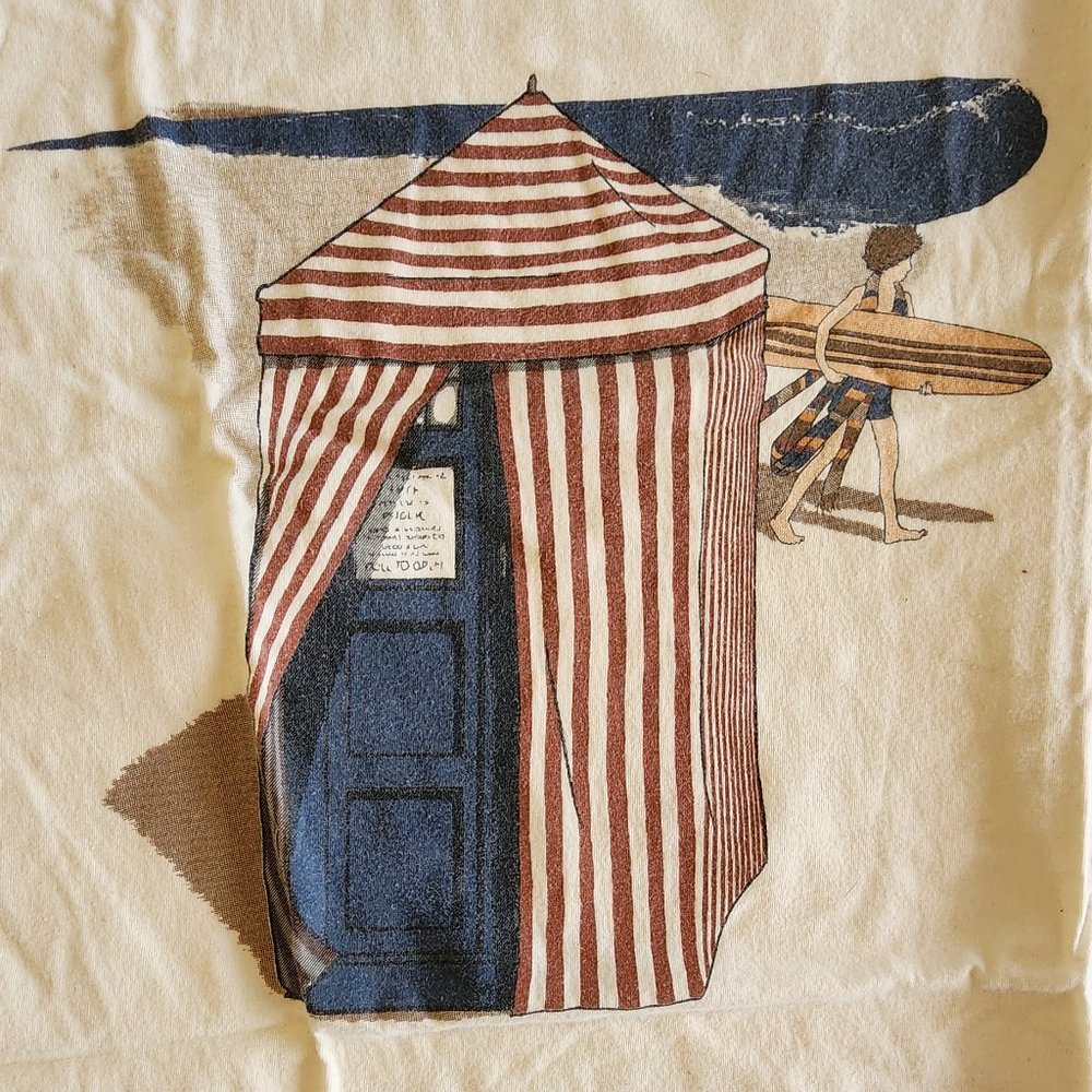 Doctor Who Cream Beach Shirt Tom Baker fourth Doctor